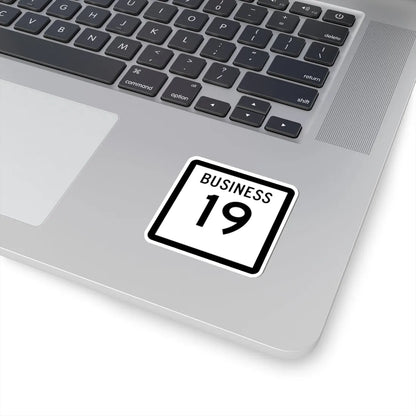 Texas Business 19 (Texas) (Road Sign) STICKER Vinyl Kiss-Cut Decal - The Sticker Space