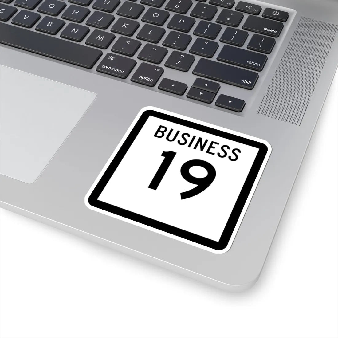 Texas Business 19 (Texas) (Road Sign) STICKER Vinyl Kiss-Cut Decal - The Sticker Space
