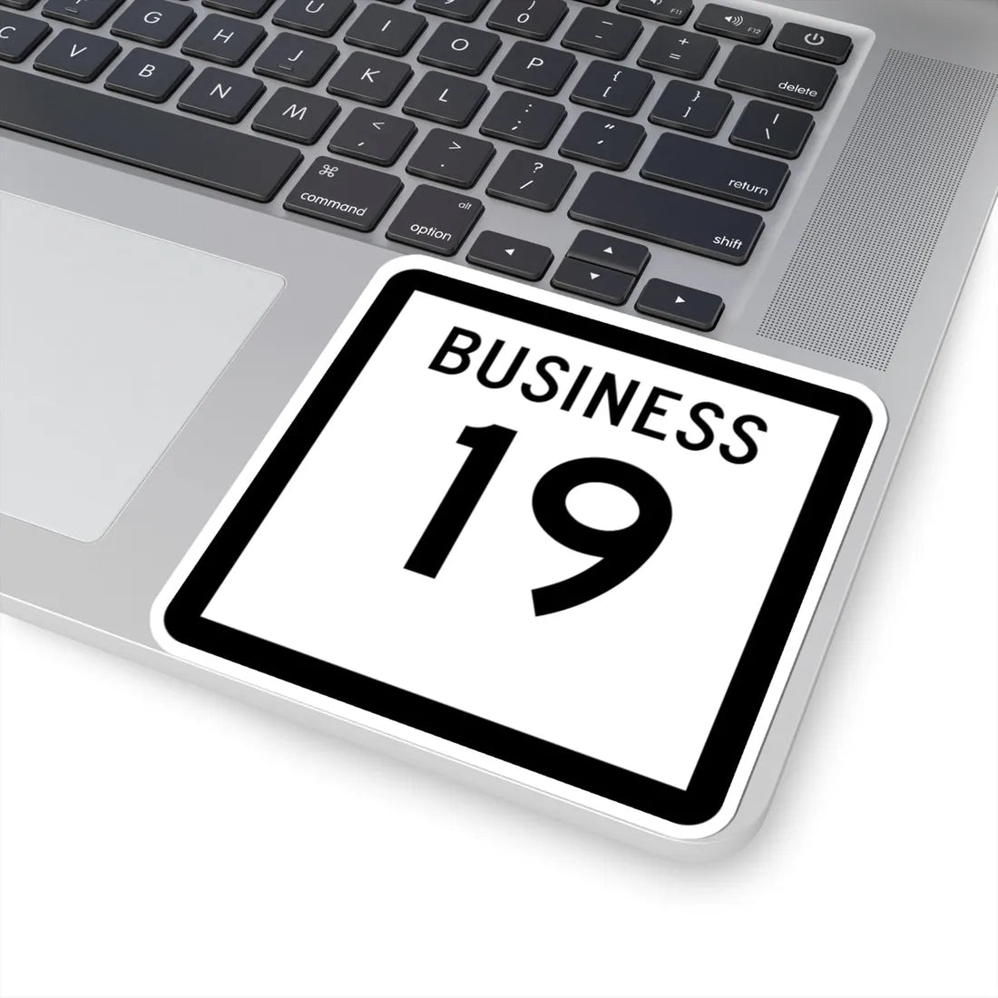Texas Business 19 (Texas) (Road Sign) STICKER Vinyl Kiss-Cut Decal - The Sticker Space