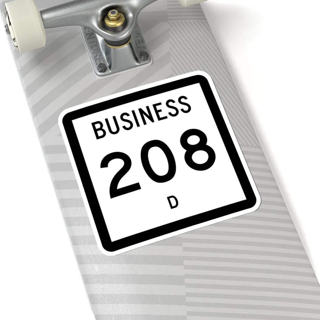 Texas Business 208-B (Texas) (Road Sign) STICKER Vinyl Kiss-Cut Decal - The Sticker Space