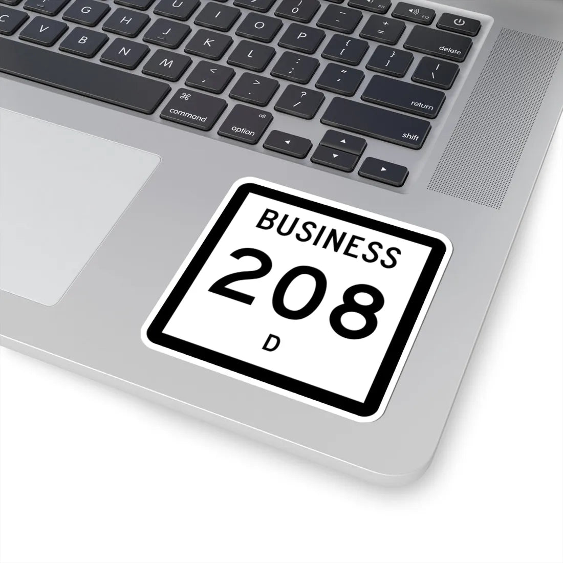 Texas Business 208-B (Texas) (Road Sign) STICKER Vinyl Kiss-Cut Decal - The Sticker Space