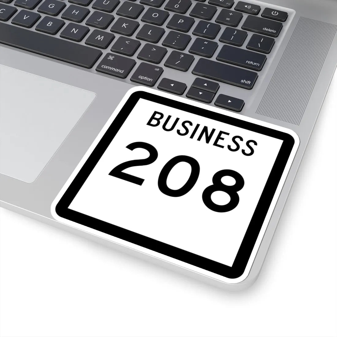 Texas Business 208 (Texas) (Road Sign) STICKER Vinyl Kiss-Cut Decal - The Sticker Space