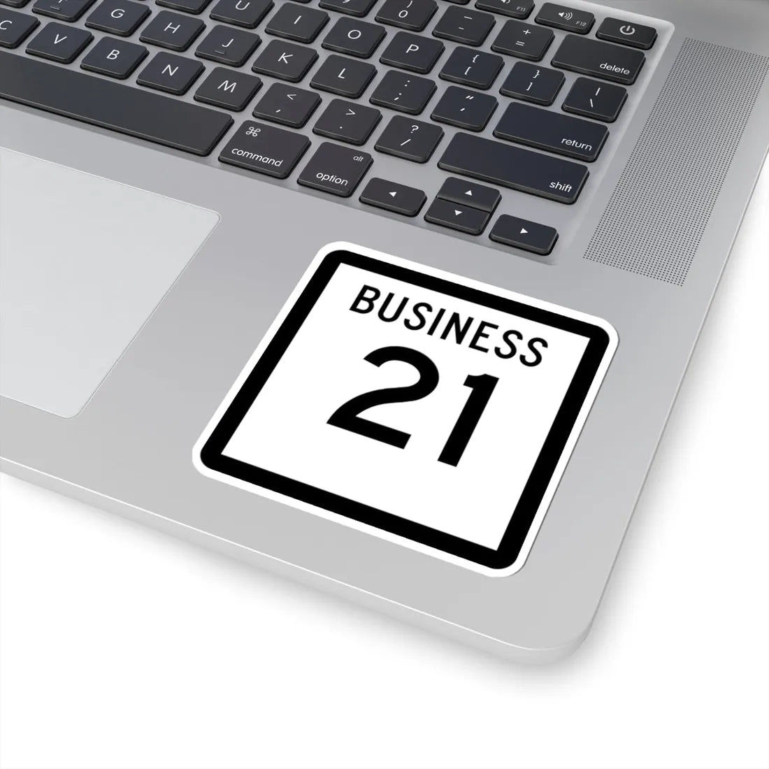 Texas Business 21 (Texas) (Road Sign) STICKER Vinyl Kiss-Cut Decal - The Sticker Space