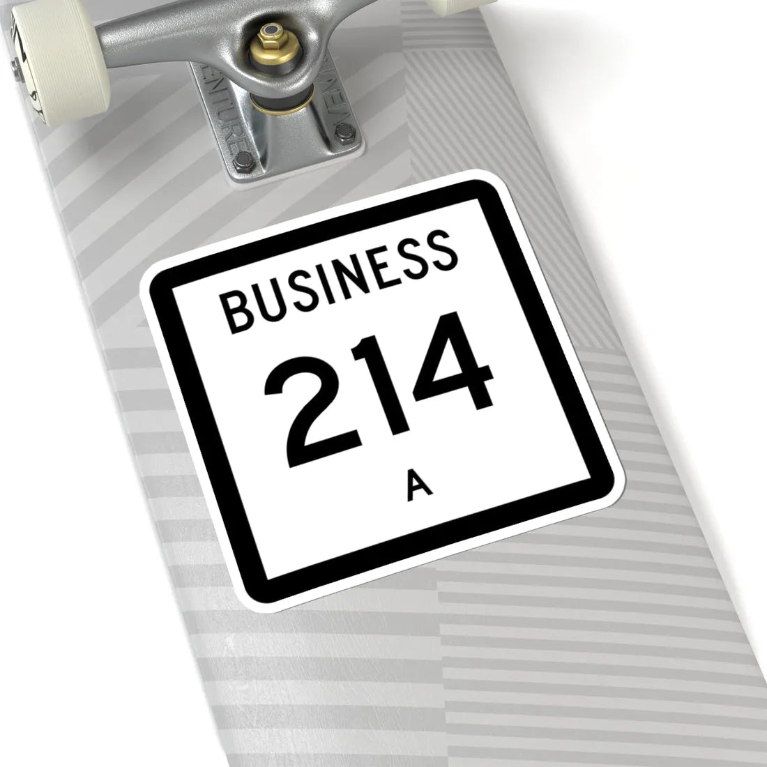 Texas Business 214-A (Texas) (Road Sign) STICKER Vinyl Kiss-Cut Decal - The Sticker Space