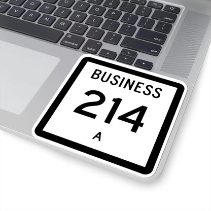 Texas Business 214-A (Texas) (Road Sign) STICKER Vinyl Kiss-Cut Decal - The Sticker Space