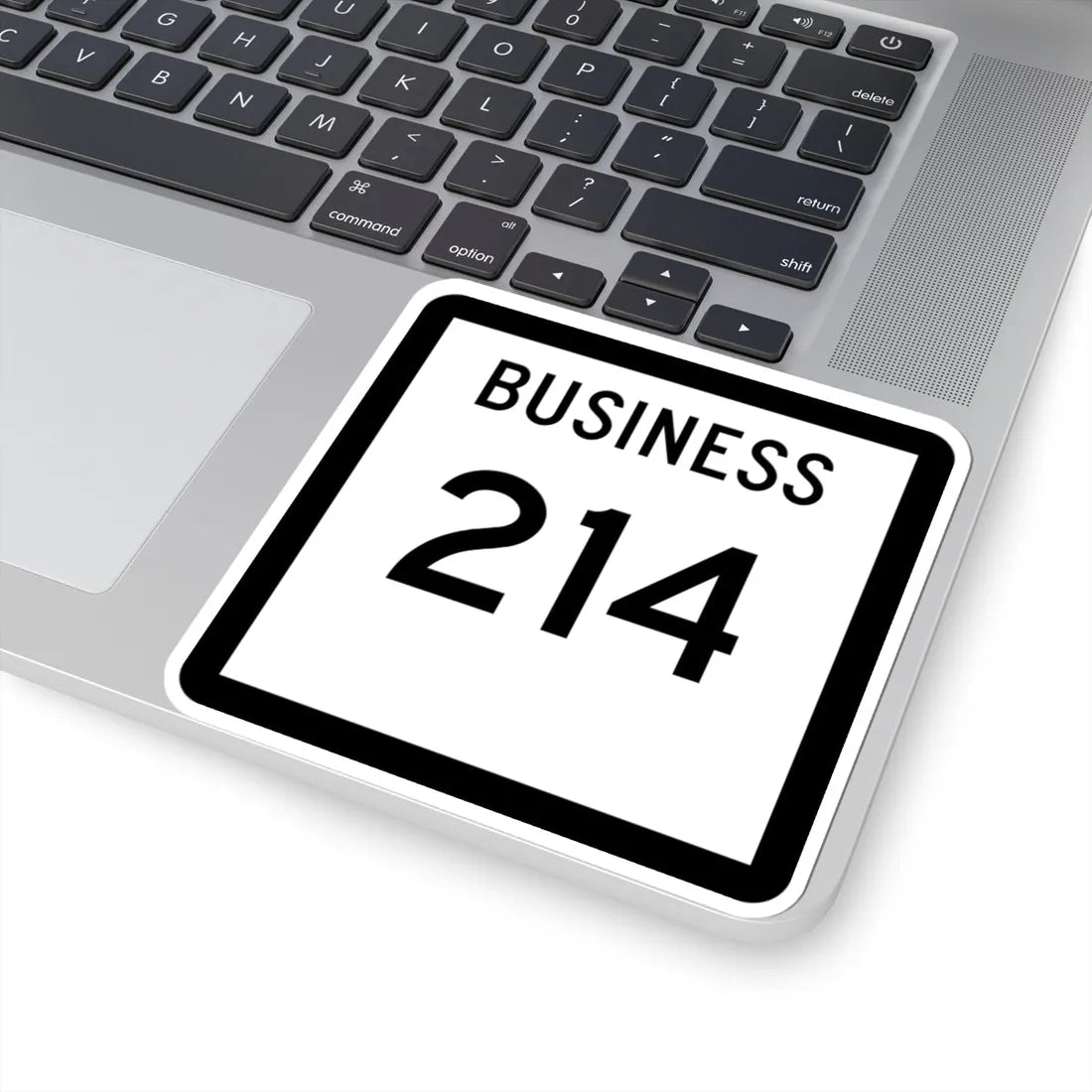 Texas Business 214 (Texas) (Road Sign) STICKER Vinyl Kiss-Cut Decal - The Sticker Space