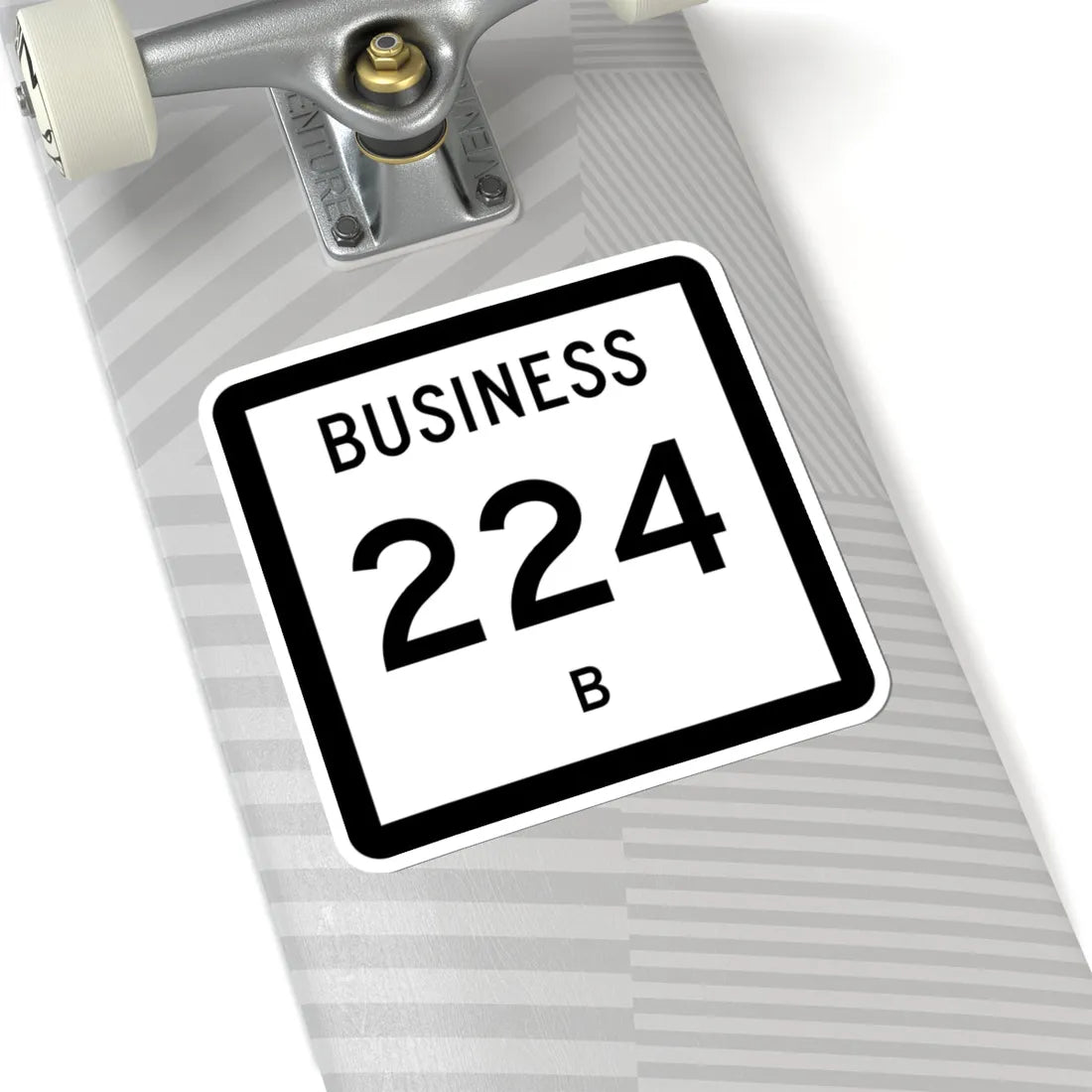Texas Business 224-B (Texas) (Road Sign) STICKER Vinyl Kiss-Cut Decal - The Sticker Space