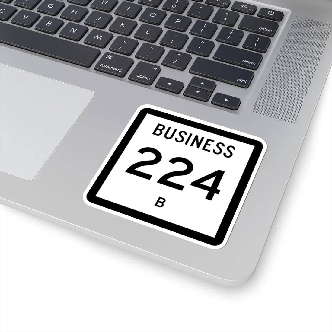 Texas Business 224-B (Texas) (Road Sign) STICKER Vinyl Kiss-Cut Decal - The Sticker Space