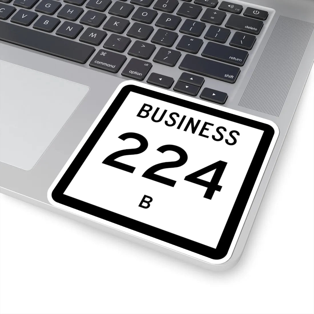 Texas Business 224-B (Texas) (Road Sign) STICKER Vinyl Kiss-Cut Decal - The Sticker Space