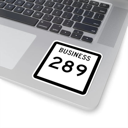 Texas Business 289 (Texas) (Road Sign) STICKER Vinyl Kiss-Cut Decal - The Sticker Space