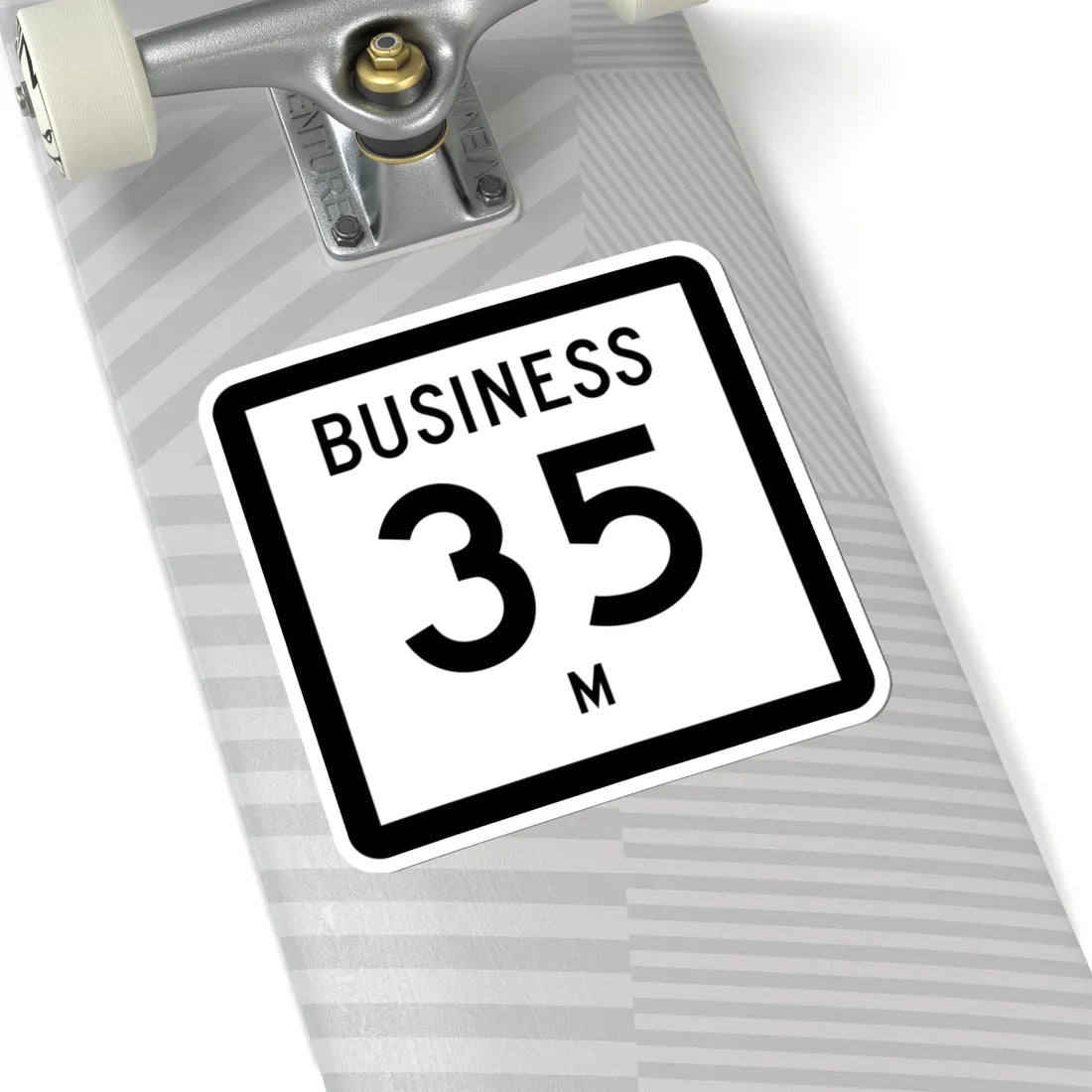 Texas Business 35-M (Texas) (Road Sign) STICKER Vinyl Kiss-Cut Decal - The Sticker Space