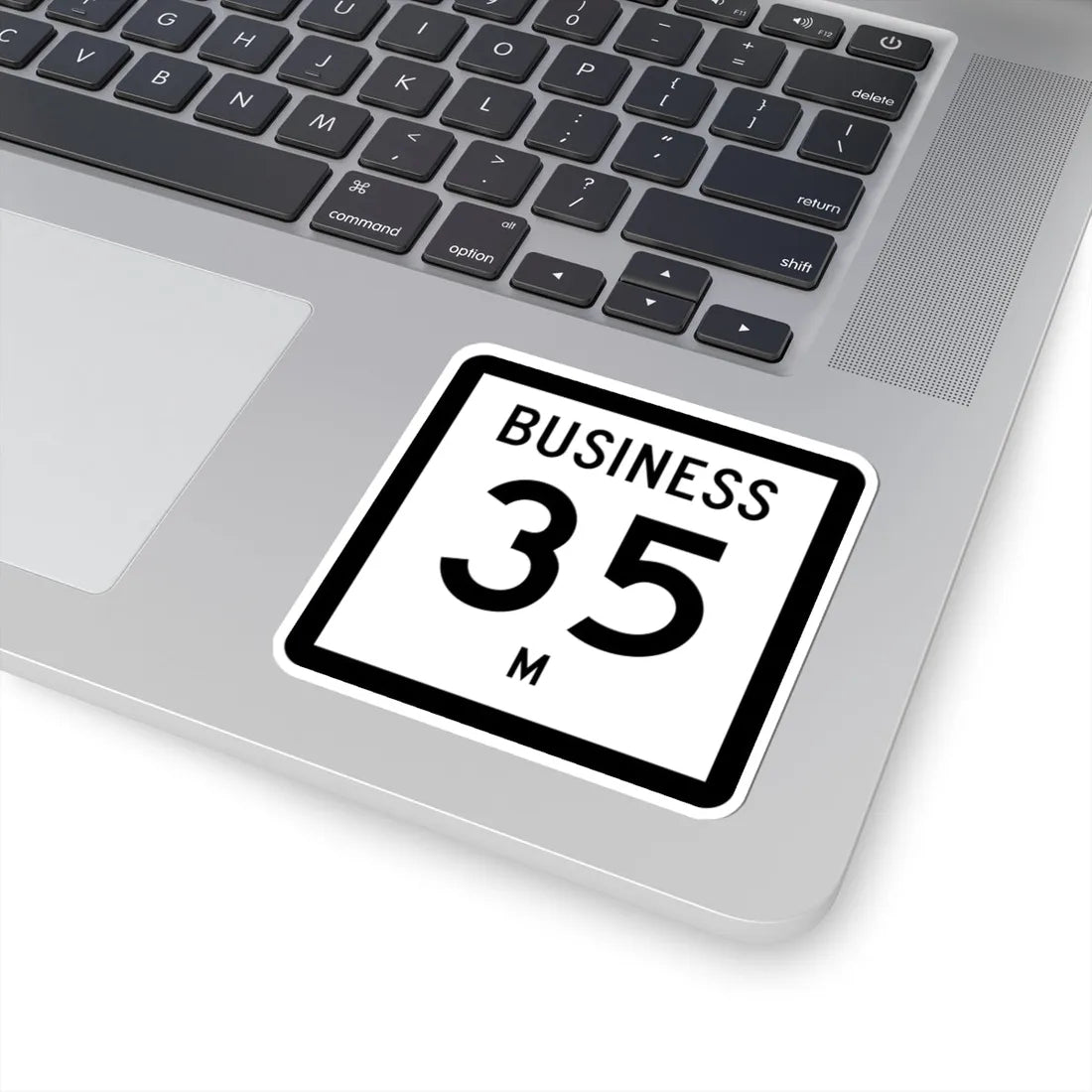 Texas Business 35-M (Texas) (Road Sign) STICKER Vinyl Kiss-Cut Decal - The Sticker Space