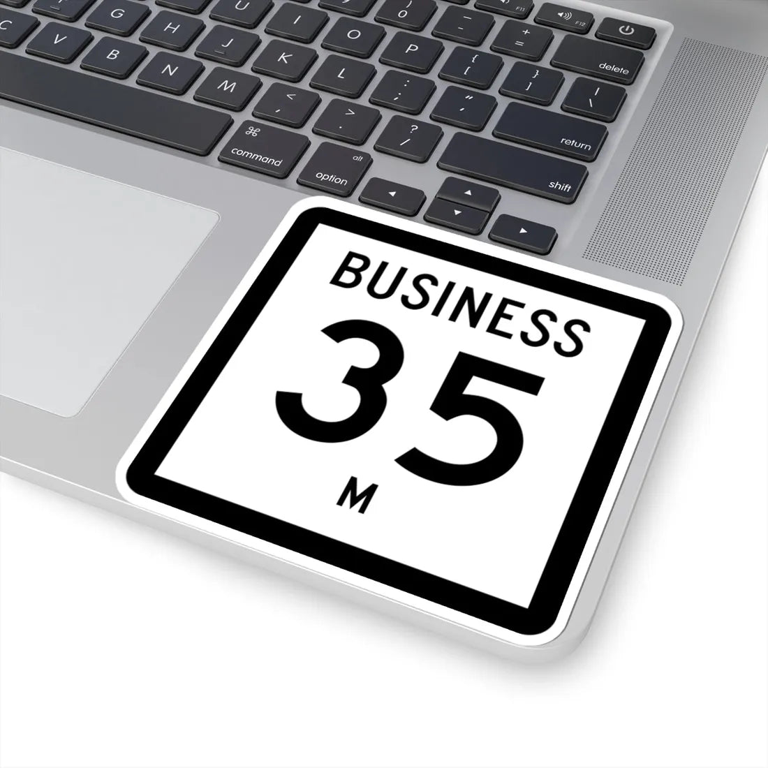 Texas Business 35-M (Texas) (Road Sign) STICKER Vinyl Kiss-Cut Decal - The Sticker Space