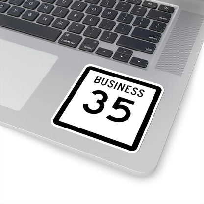 Texas Business 35 (Texas) (Road Sign) STICKER Vinyl Kiss-Cut Decal - The Sticker Space