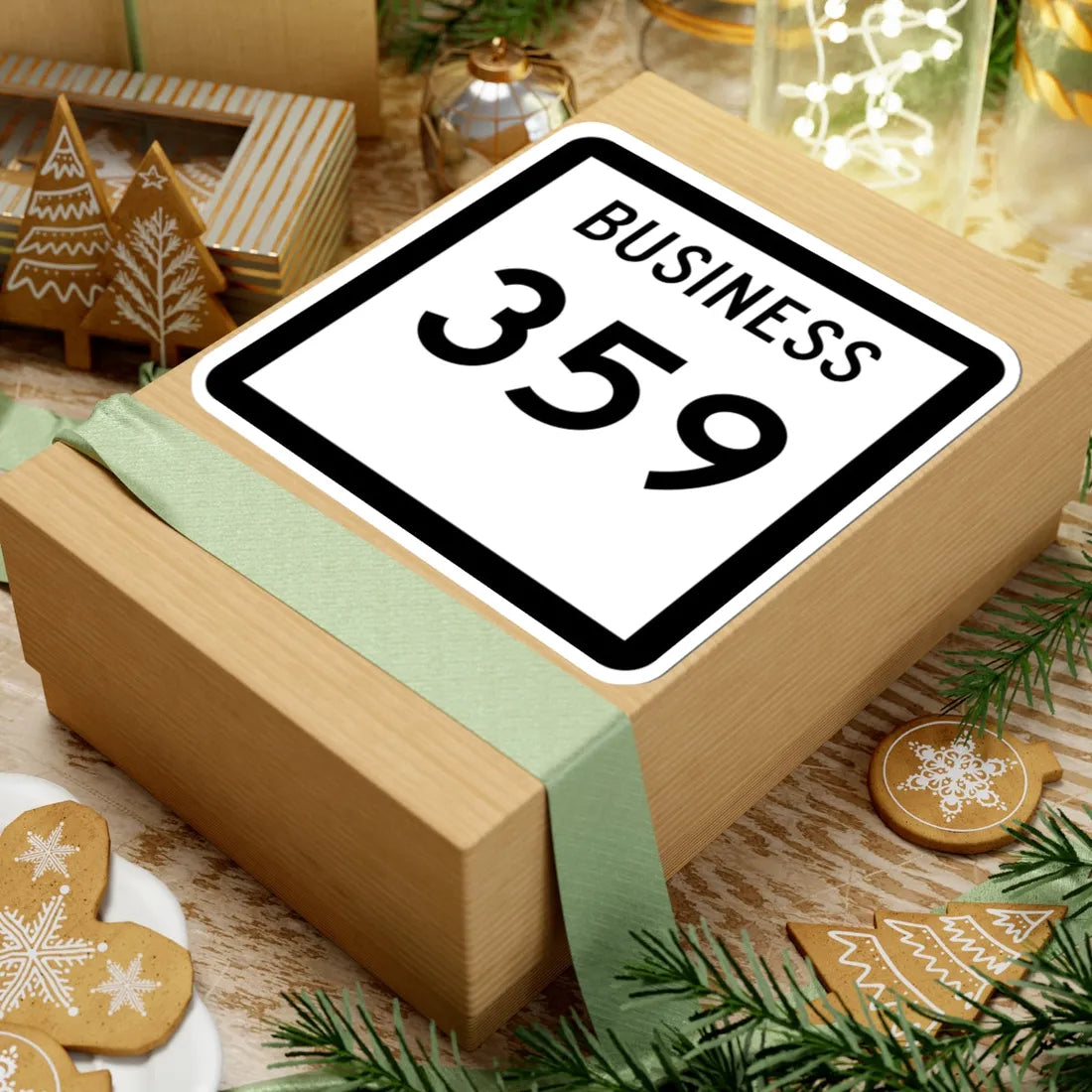 Texas Business 359 (Texas) (Road Sign) STICKER Vinyl Kiss-Cut Decal - The Sticker Space