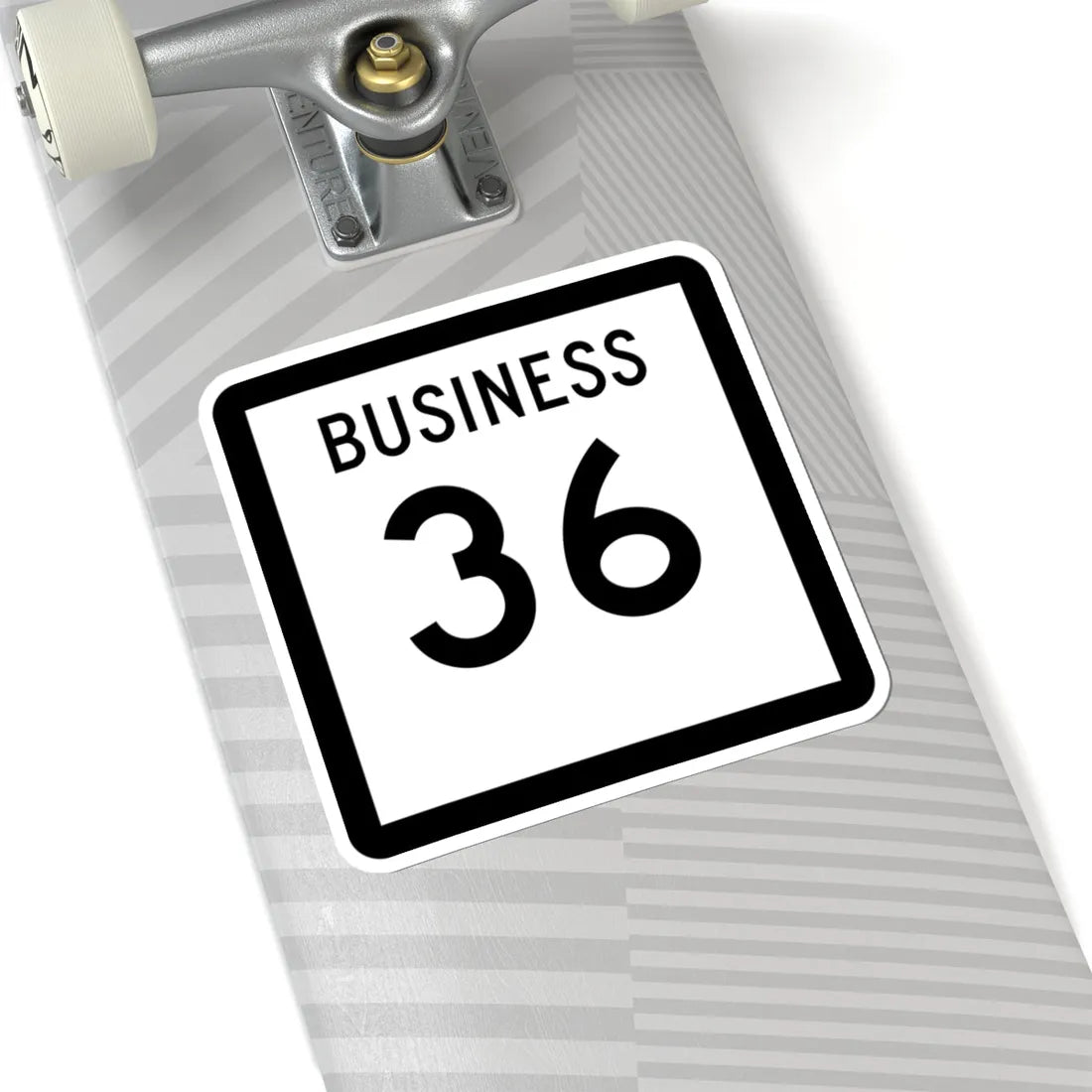 Texas Business 36 (Texas) (Road Sign) STICKER Vinyl Kiss-Cut Decal - The Sticker Space