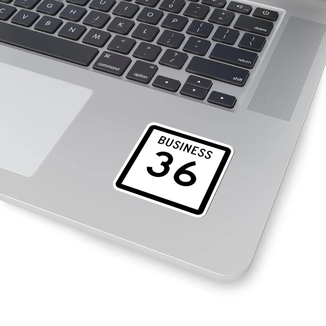 Texas Business 36 (Texas) (Road Sign) STICKER Vinyl Kiss-Cut Decal - The Sticker Space