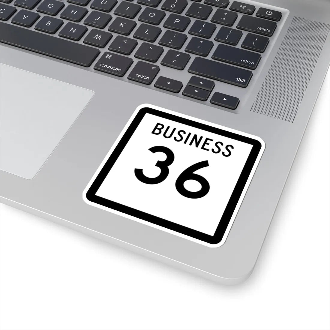Texas Business 36 (Texas) (Road Sign) STICKER Vinyl Kiss-Cut Decal - The Sticker Space