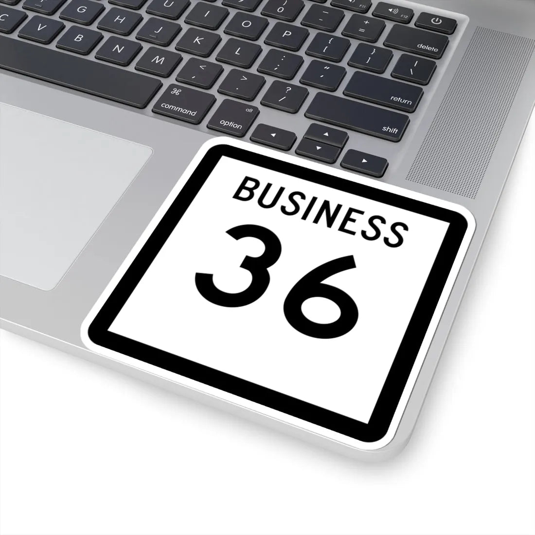 Texas Business 36 (Texas) (Road Sign) STICKER Vinyl Kiss-Cut Decal - The Sticker Space