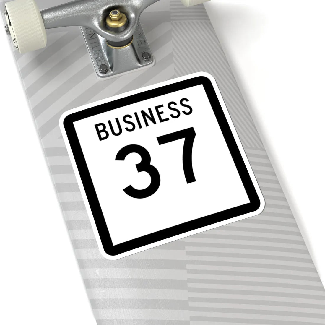 Texas Business 37 (Texas) (Road Sign) STICKER Vinyl Kiss-Cut Decal - The Sticker Space