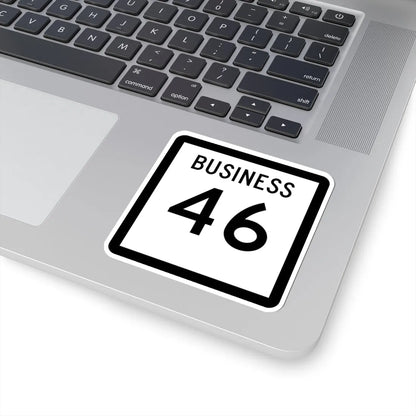 Texas Business 46 (Texas) (Road Sign) STICKER Vinyl Kiss-Cut Decal - The Sticker Space