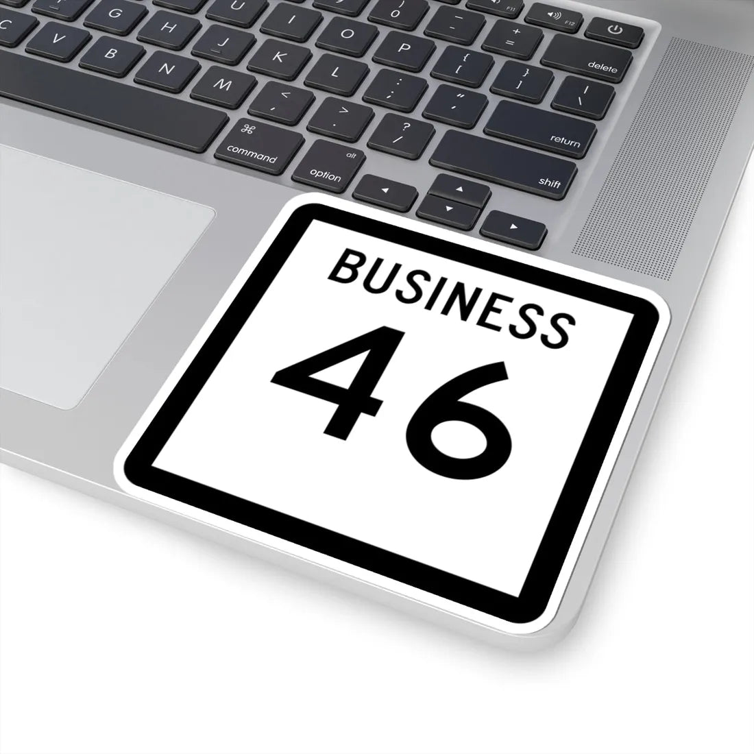 Texas Business 46 (Texas) (Road Sign) STICKER Vinyl Kiss-Cut Decal - The Sticker Space
