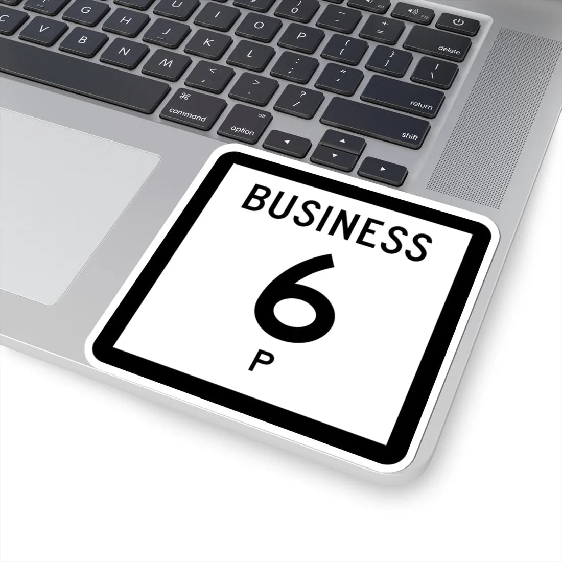Texas Business 6-P (Texas) (Road Sign) STICKER Vinyl Kiss-Cut Decal - The Sticker Space