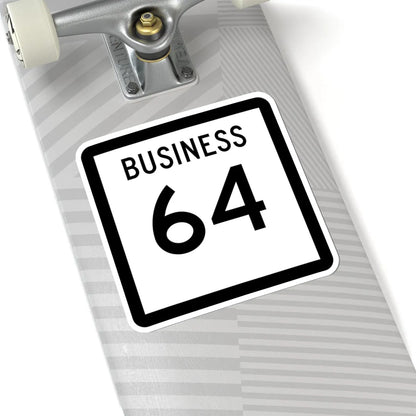 Texas Business 64 (Texas) (Road Sign) STICKER Vinyl Kiss-Cut Decal - The Sticker Space