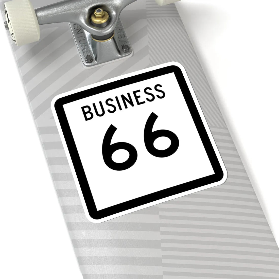 Texas Business 66 (Texas) (Road Sign) STICKER Vinyl Kiss-Cut Decal - The Sticker Space