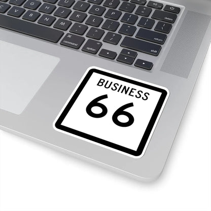 Texas Business 66 (Texas) (Road Sign) STICKER Vinyl Kiss-Cut Decal - The Sticker Space