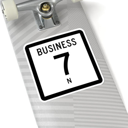 Texas Business 7-N (Texas) (Road Sign) STICKER Vinyl Kiss-Cut Decal - The Sticker Space