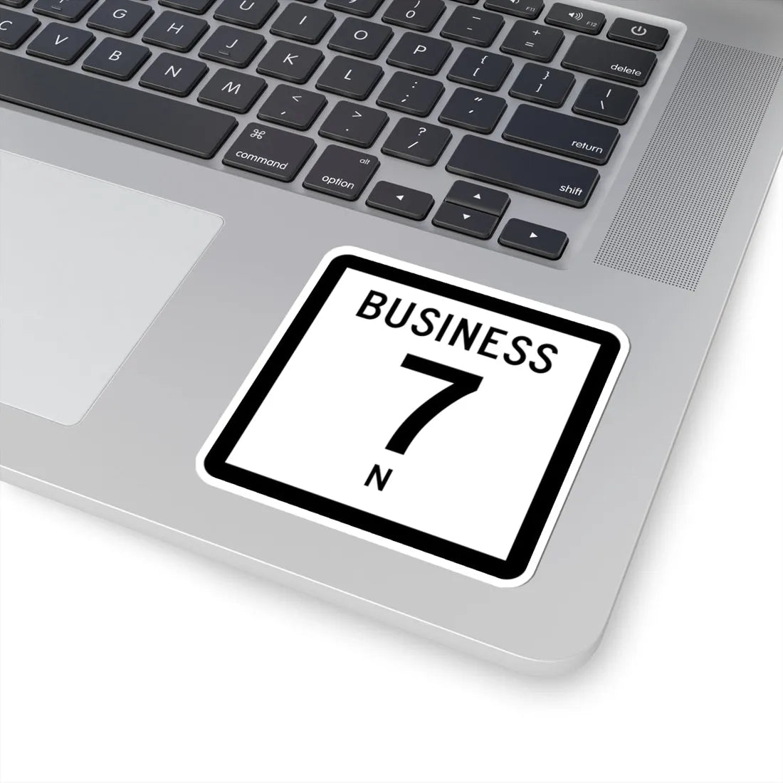 Texas Business 7-N (Texas) (Road Sign) STICKER Vinyl Kiss-Cut Decal - The Sticker Space