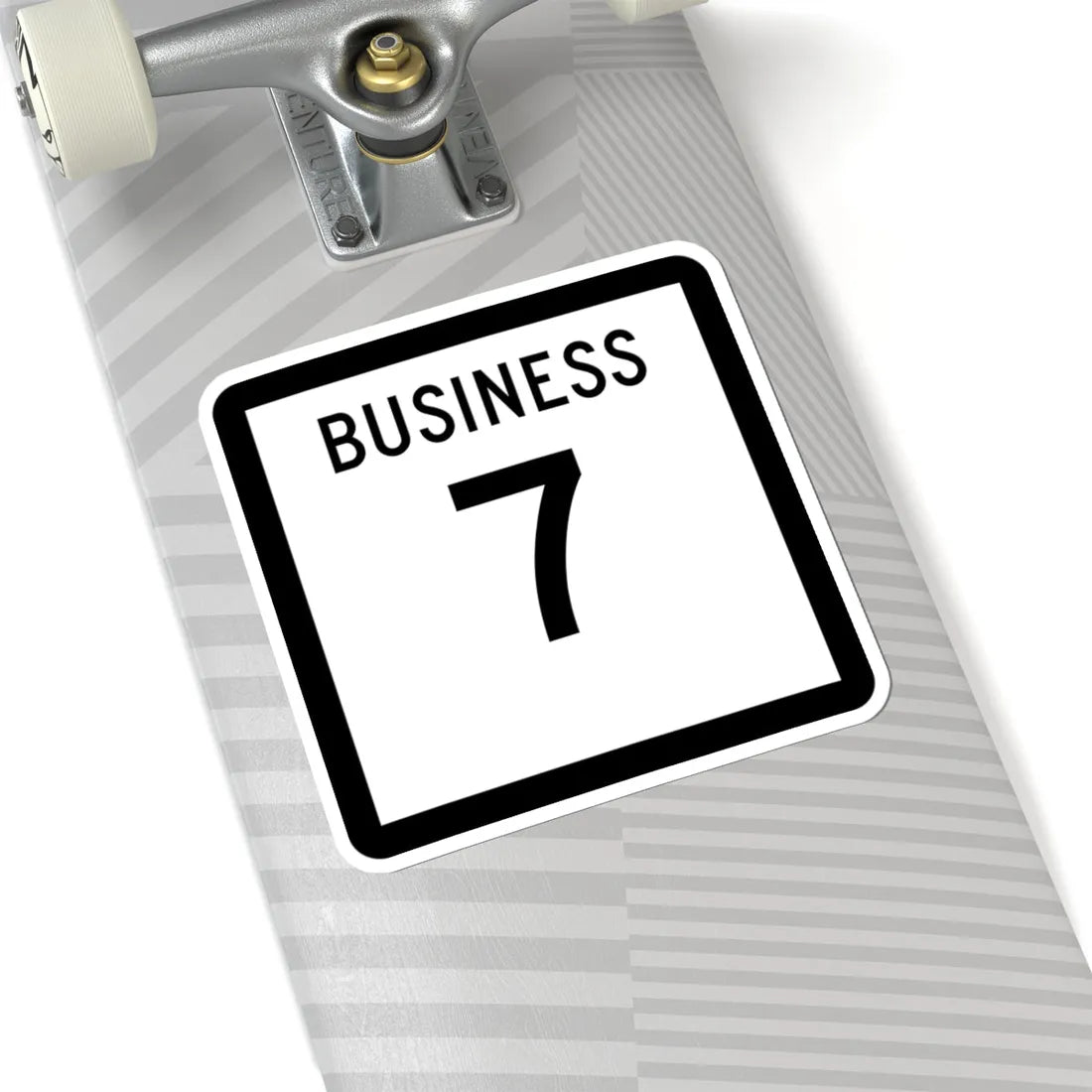 Texas Business 7 (Texas) (Road Sign) STICKER Vinyl Kiss-Cut Decal - The Sticker Space