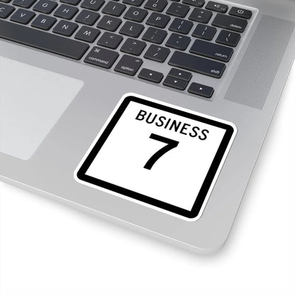 Texas Business 7 (Texas) (Road Sign) STICKER Vinyl Kiss-Cut Decal - The Sticker Space