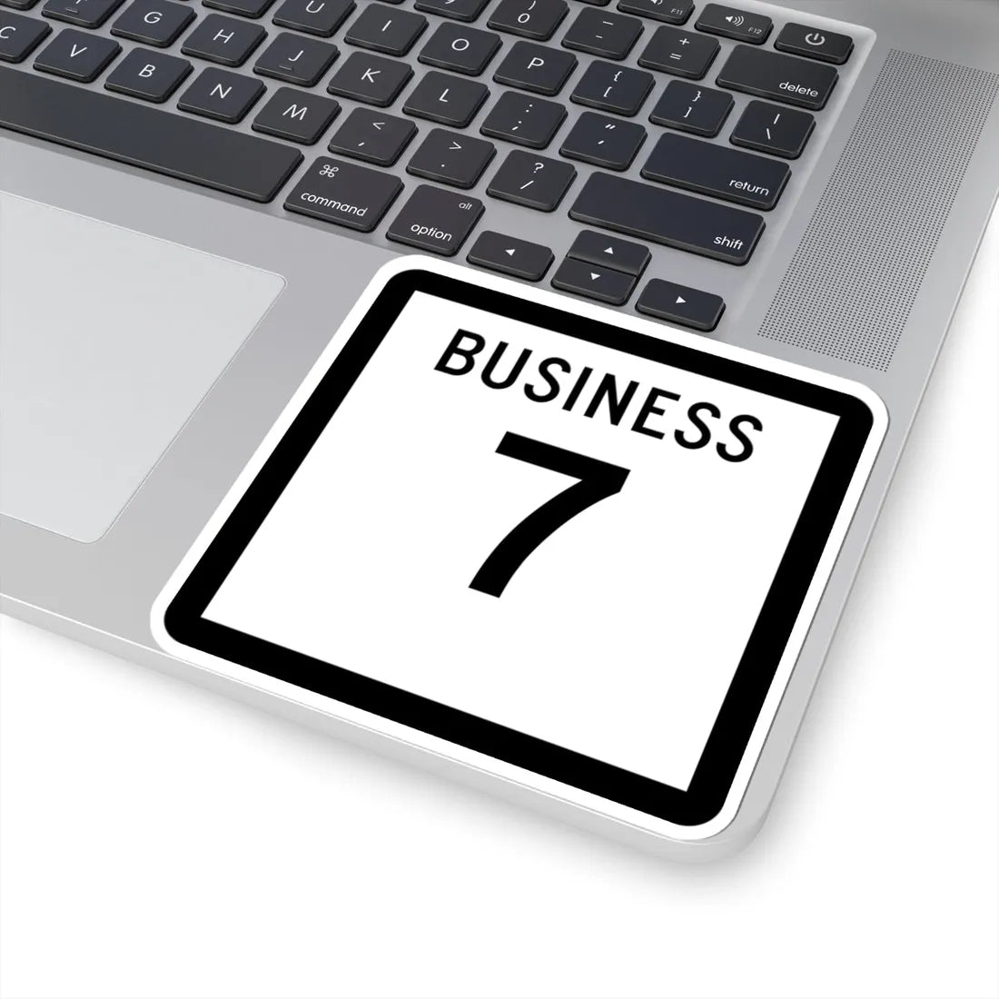 Texas Business 7 (Texas) (Road Sign) STICKER Vinyl Kiss-Cut Decal - The Sticker Space