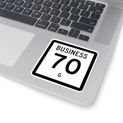 Texas Business 70-G (Texas) (Road Sign) STICKER Vinyl Kiss-Cut Decal - The Sticker Space