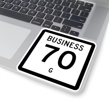Texas Business 70-G (Texas) (Road Sign) STICKER Vinyl Kiss-Cut Decal - The Sticker Space
