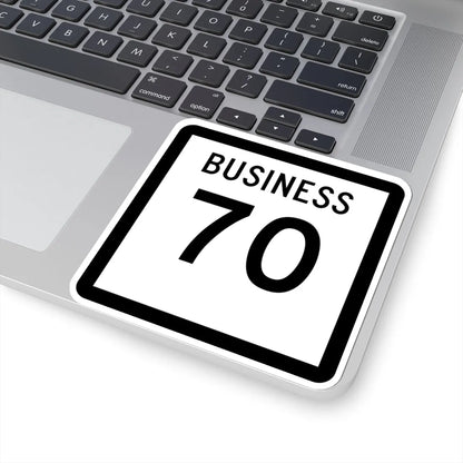 Texas Business 70 (Texas) (Road Sign) STICKER Vinyl Kiss-Cut Decal - The Sticker Space