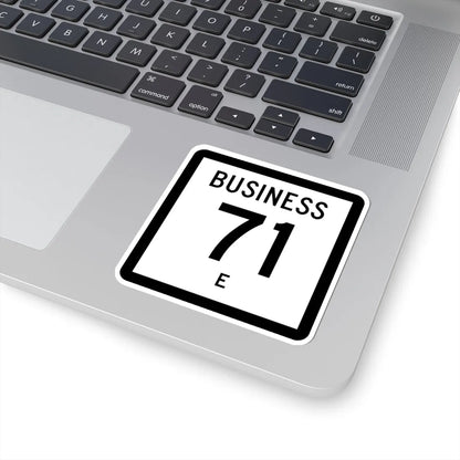 Texas Business 71-E (Texas) (Road Sign) STICKER Vinyl Kiss-Cut Decal - The Sticker Space