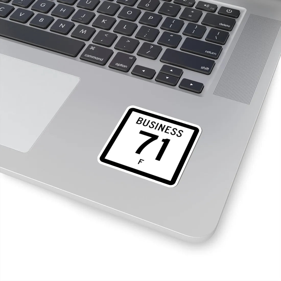 Texas Business 71-F (Texas) (Road Sign) STICKER Vinyl Kiss-Cut Decal - The Sticker Space