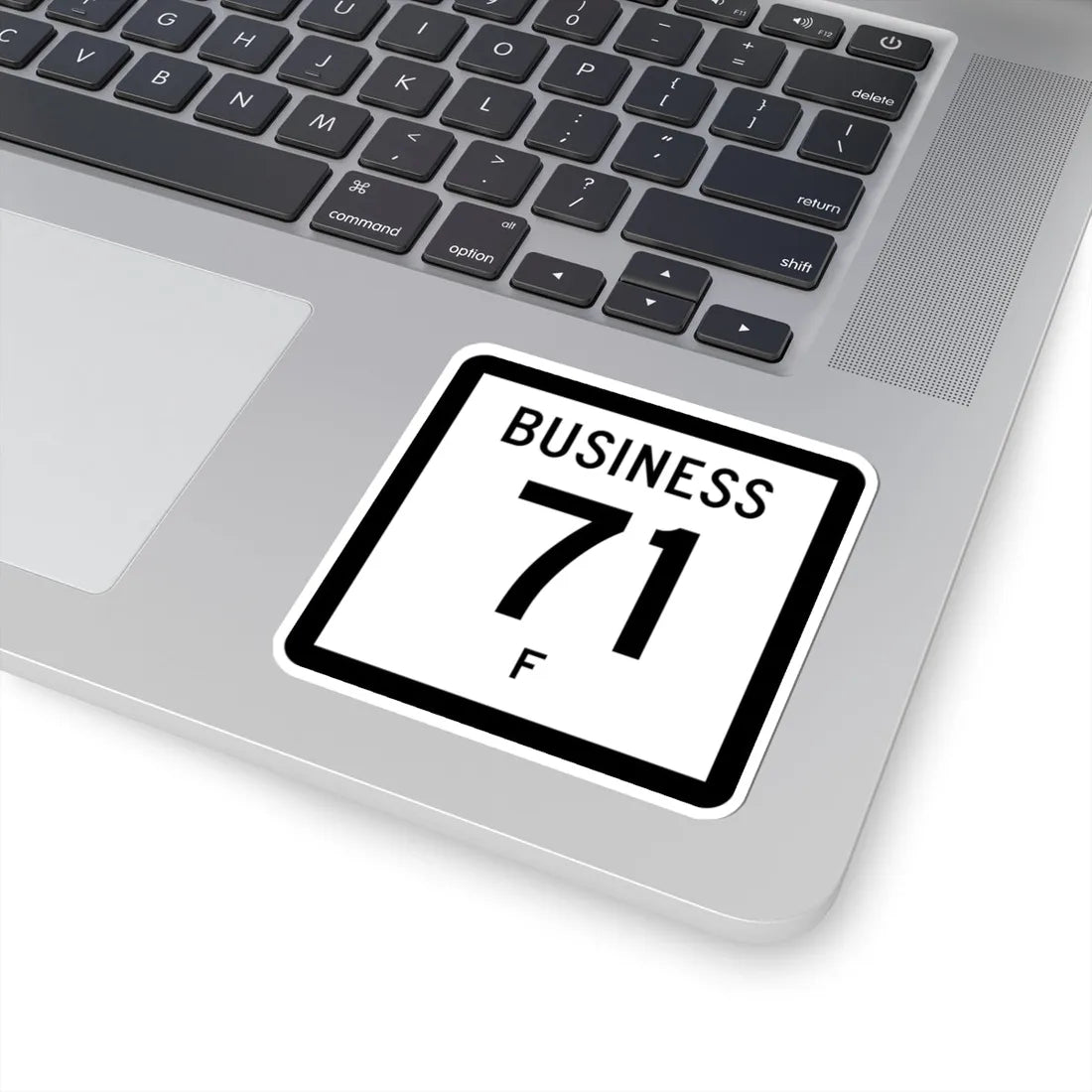 Texas Business 71-F (Texas) (Road Sign) STICKER Vinyl Kiss-Cut Decal - The Sticker Space