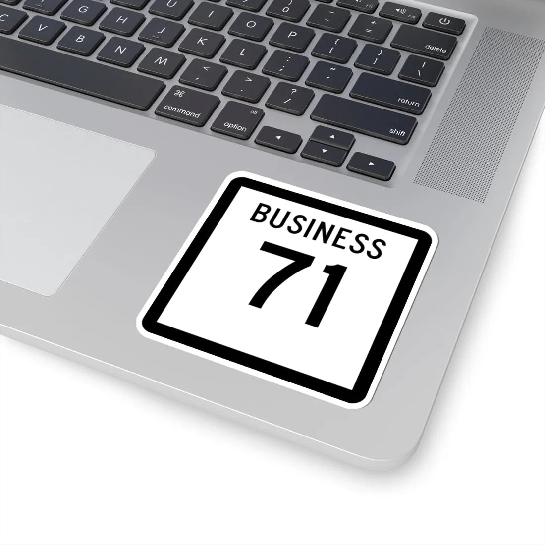 Texas Business 71 (Texas) (Road Sign) STICKER Vinyl Kiss-Cut Decal - The Sticker Space