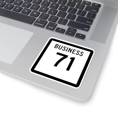 Texas Business 71 (Texas) (Road Sign) STICKER Vinyl Kiss-Cut Decal - The Sticker Space