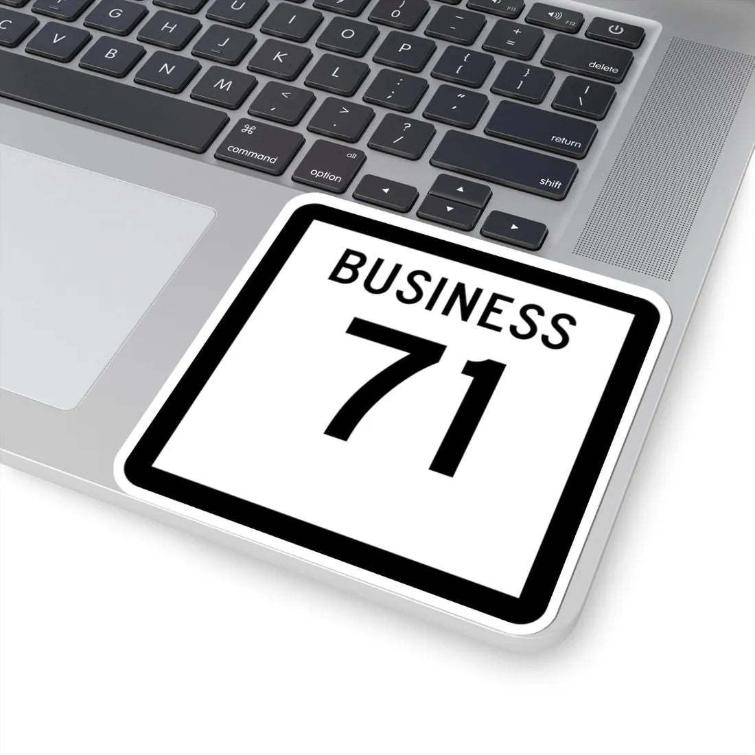 Texas Business 71 (Texas) (Road Sign) STICKER Vinyl Kiss-Cut Decal - The Sticker Space