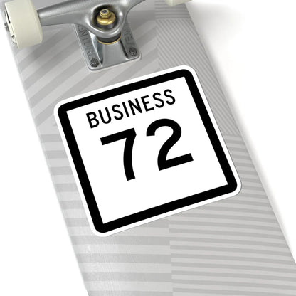 Texas Business 72 (Texas) (Road Sign) STICKER Vinyl Kiss-Cut Decal - The Sticker Space