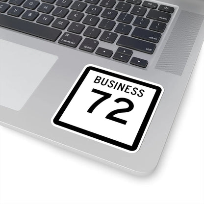 Texas Business 72 (Texas) (Road Sign) STICKER Vinyl Kiss-Cut Decal - The Sticker Space