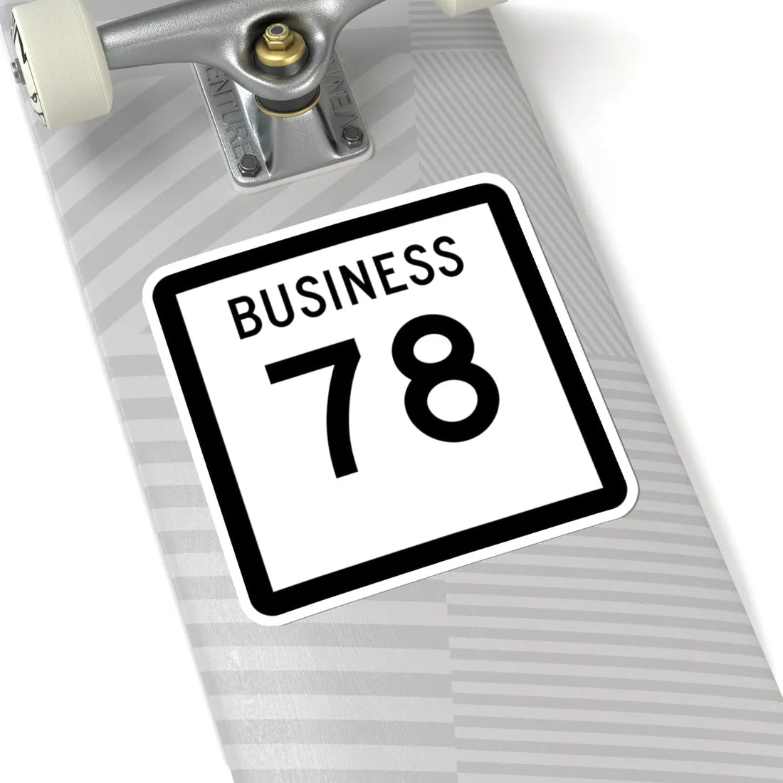 Texas Business 78 (Texas) (Road Sign) STICKER Vinyl Kiss-Cut Decal - The Sticker Space