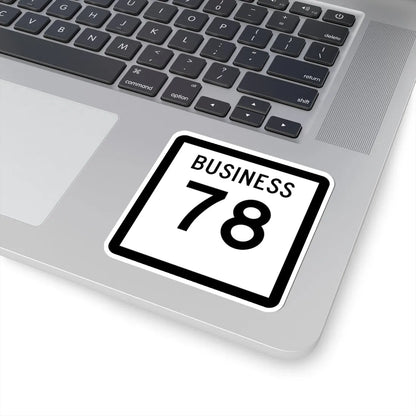 Texas Business 78 (Texas) (Road Sign) STICKER Vinyl Kiss-Cut Decal - The Sticker Space