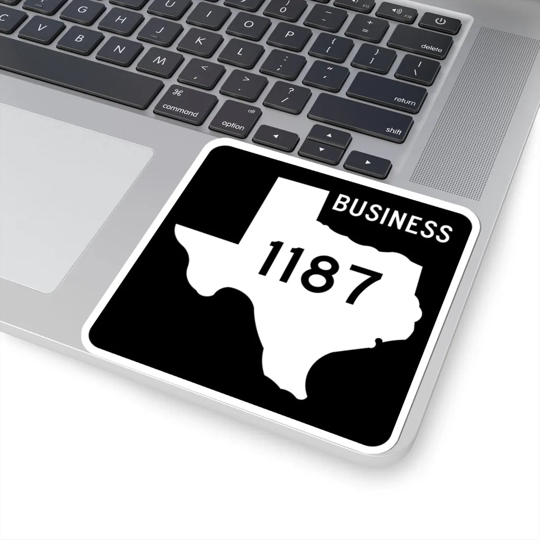 Texas Business FM 1187 (Texas) (Road Sign) STICKER Vinyl Kiss-Cut Decal - The Sticker Space