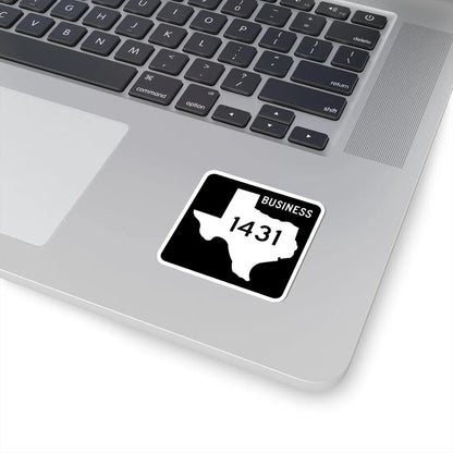 Texas Business FM 1431 (Texas) (Road Sign) STICKER Vinyl Kiss-Cut Decal - The Sticker Space